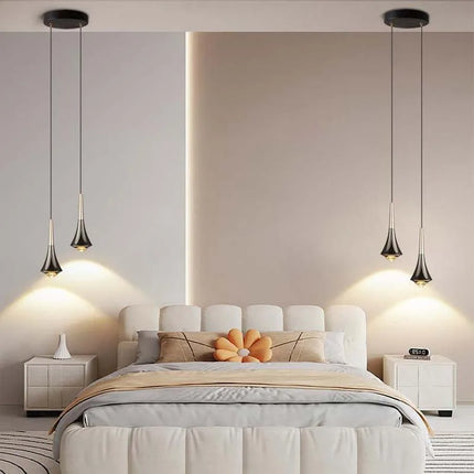 Suspension LED moderne en aluminium, intensité variable, lumière complète pour intérieur