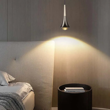 Suspension LED moderne en aluminium, intensité variable, lumière complète pour intérieur