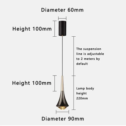 Suspension LED moderne en aluminium, intensité variable, lumière complète pour intérieur