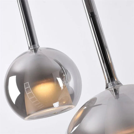 Suspension LED en verre nordique design moderne pour intérieur