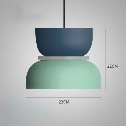 Suspension LED moderne nordique en fer pour salon et salle à manger