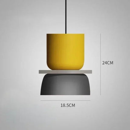 Suspension LED moderne nordique en fer pour salon et salle à manger