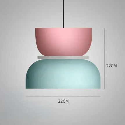 Suspension LED moderne nordique en fer pour salon et salle à manger