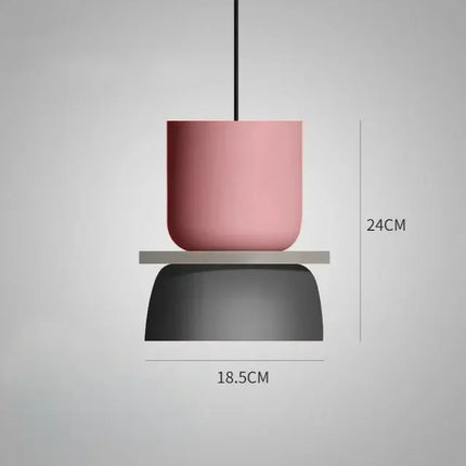 Suspension LED moderne nordique en fer pour salon et salle à manger