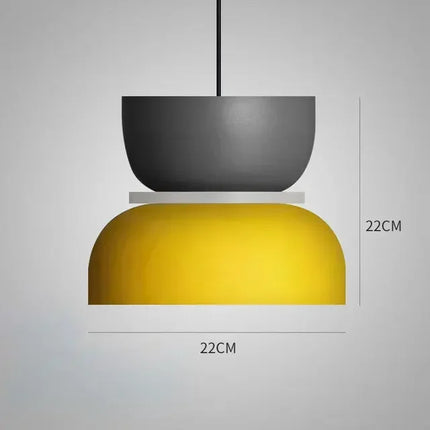 Suspension LED moderne nordique en fer pour salon et salle à manger