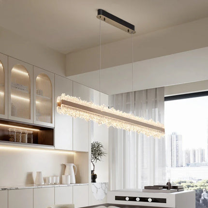 Suspension LED Nordique Dimmable en Alliage pour Salle à Manger et Bureau