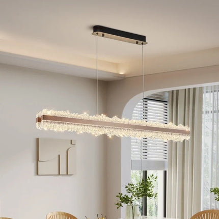 Suspension LED Nordique Dimmable en Alliage pour Salle à Manger et Bureau