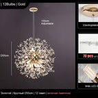 Rond D55cm Or / Lumière chaude