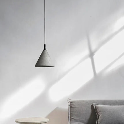 Suspension en ciment style nordique industriel pour café et restaurant