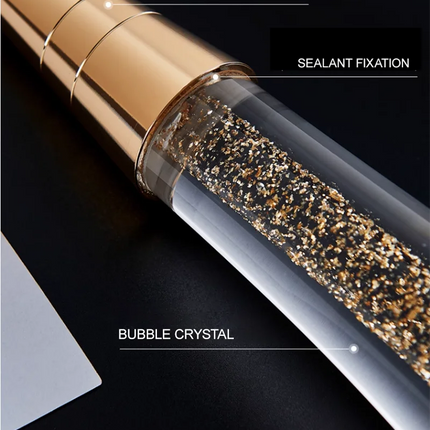 Suspension moderne en cristal à bulles avec lumière LED chaude pour intérieur