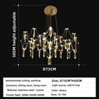 Or 73cm / Style de plafond / Lumière Naturellle