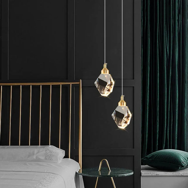 Suspension LED moderne en acrylique pour salon et salle à manger