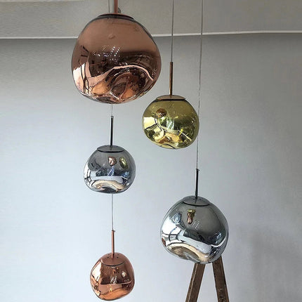 Suspension design moderne en PVC, lampe à lave pour intérieur élégant