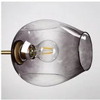 Gradient Gris / Lampe Corps Or / 3 Tête(s)