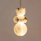 Spanish marble / de Diamètre100mm H200mm / Lumière chaude