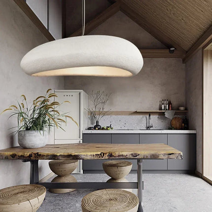 Suspension LED Wabi Sabi design nordique pour salon et cuisine
