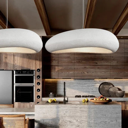 Suspension LED Wabi Sabi design nordique pour salon et cuisine
