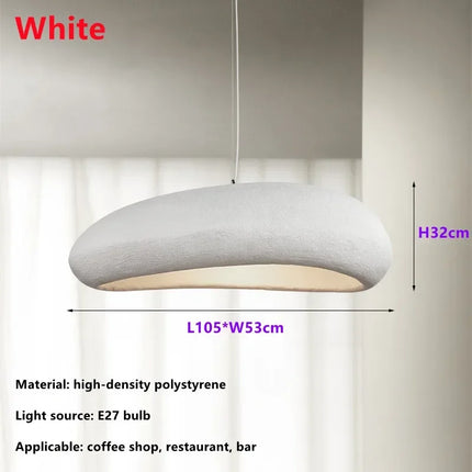 Suspension LED Wabi Sabi design nordique pour salon et cuisine
