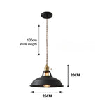 Noir / 1pcs / Sans ampoule