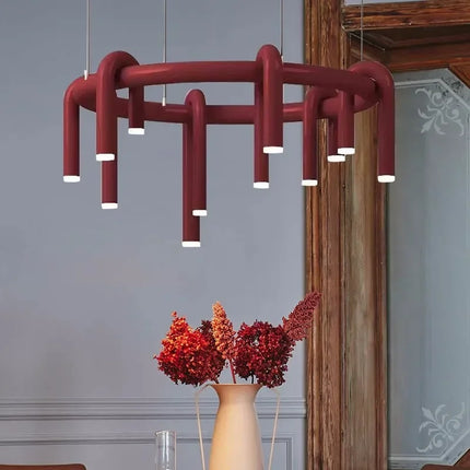 Suspension LED Moderne en Métal pour Salon, Bar et Cuisine