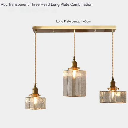 Suspension LED Vintage en Laiton et Verre pour Ambiance Chaleureuse