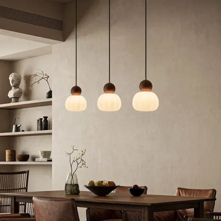 Suspension lustre chambre moderne créatif style nordique Jack-o'-lanterne