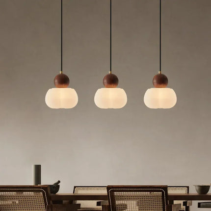 Suspension lustre chambre moderne créatif style nordique Jack-o'-lanterne