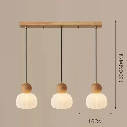 Suspension lustre chambre moderne créatif style nordique Jack-o'-lanterne