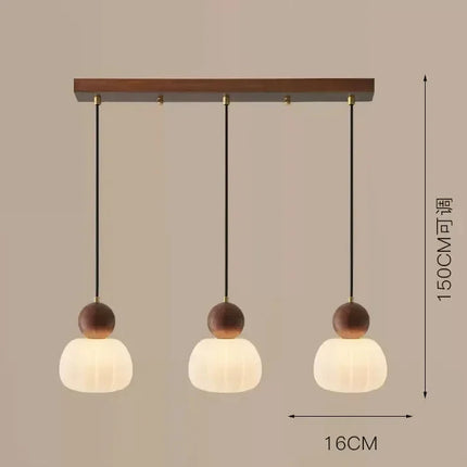 Suspension lustre chambre moderne créatif style nordique Jack-o'-lanterne