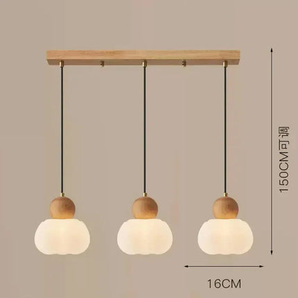 Suspension lustre chambre moderne créatif style nordique Jack-o'-lanterne