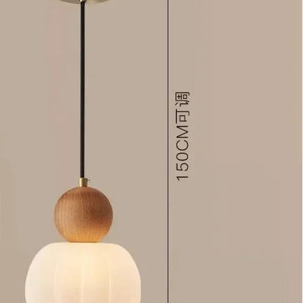 Suspension lustre chambre moderne créatif style nordique Jack-o'-lanterne