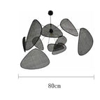 Noir Diamètre-80cm / 90v-260v / 3 couleurs
