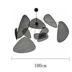 Noir Diamètre-100cm / 90v-260v / 3 couleurs