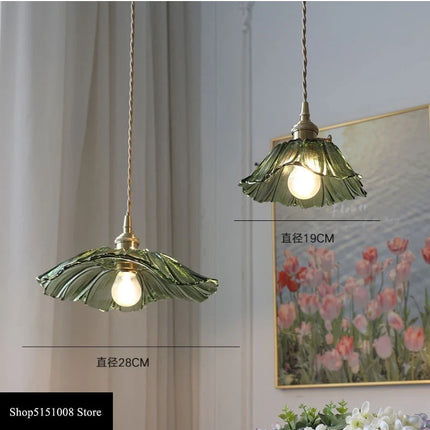 Suspension LED en verre violet moderne avec interrupteur, éclairage cosy
