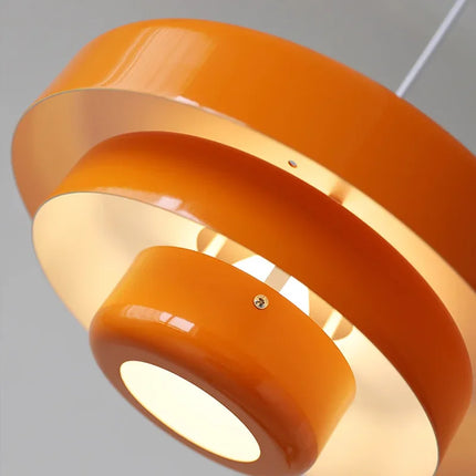 Suspension LED Macaron Nordique en acier et aluminium, éclairage cosy pour salon et restaurant