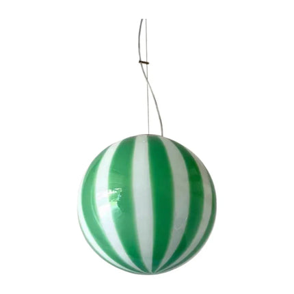 Suspension boule en verre coloré moderne LED pour chambre et salon