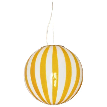 Suspension boule en verre coloré moderne LED pour chambre et salon