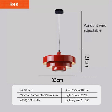 Suspension Bauhaus en verre blanc et orange, éclairage chaleureux pour intérieur moderne