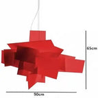 Diamètre 95cm Rouge / Lumière Froide