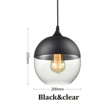 Suspension verre vintage nordique bois, éclairage chaleureux pour cuisine et salon